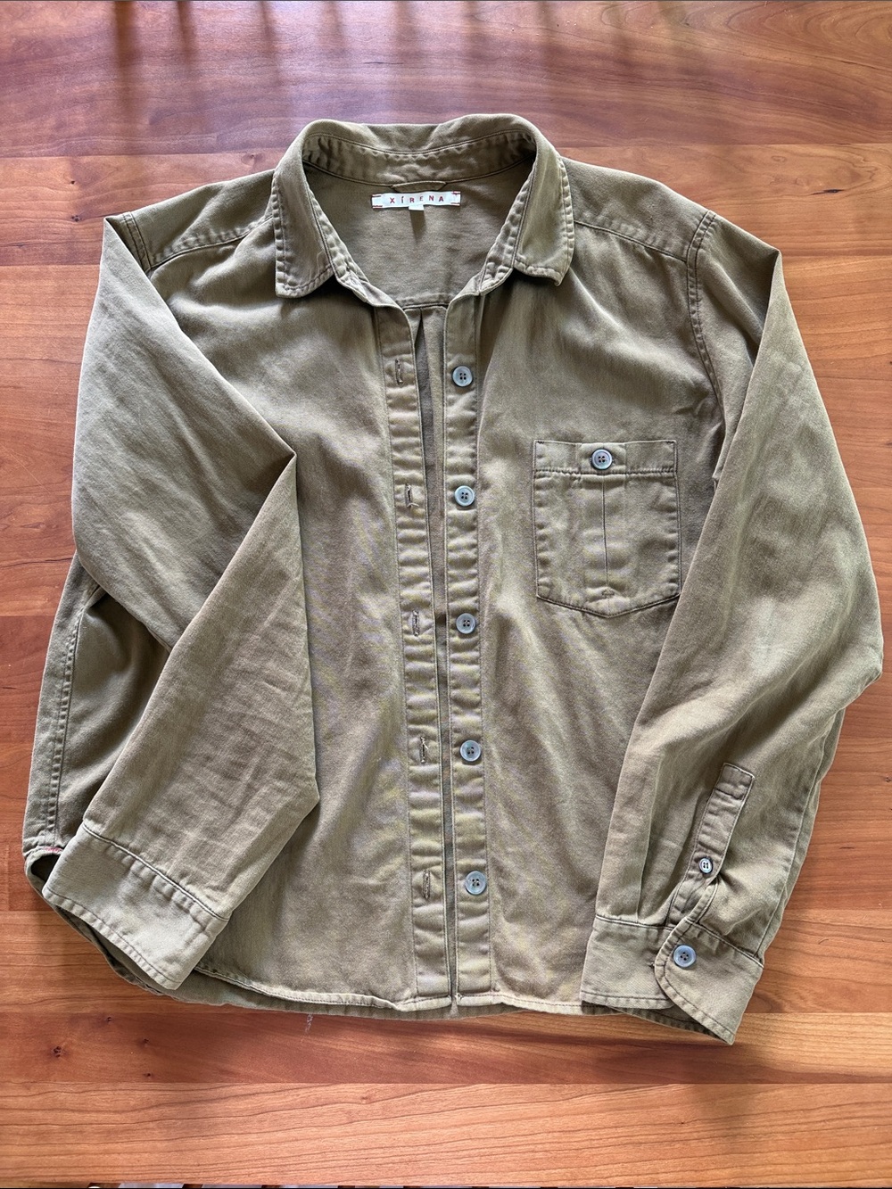 XiRENA Olive Green Shirt